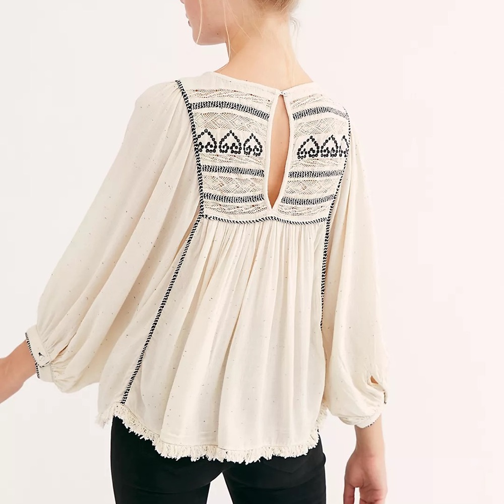 Free People Cyprus Avenue Embroidered Top - Picture 8 of 12